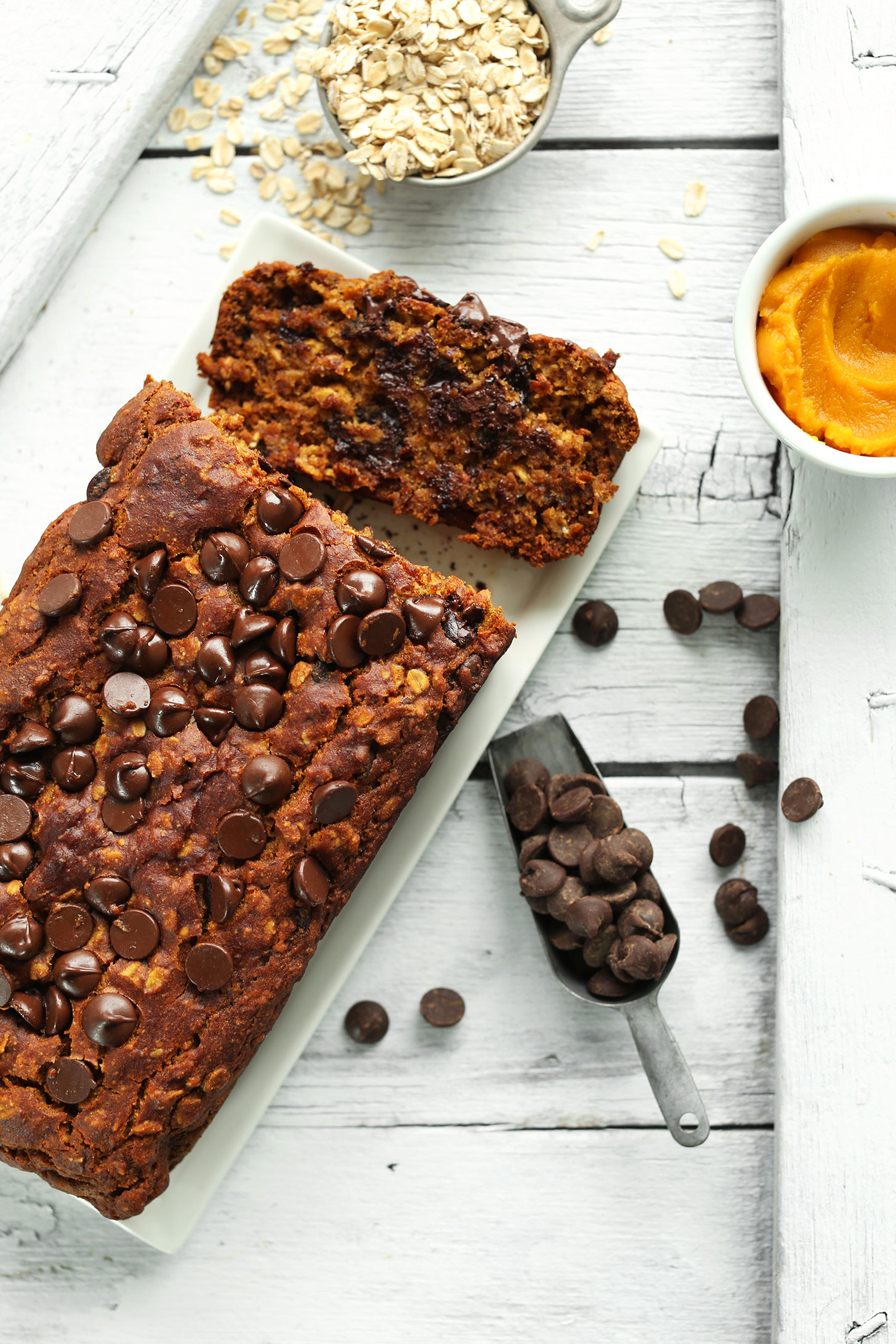 Loaf of Pumpkin Oat Bread from our Everyday Cooking Cookbook